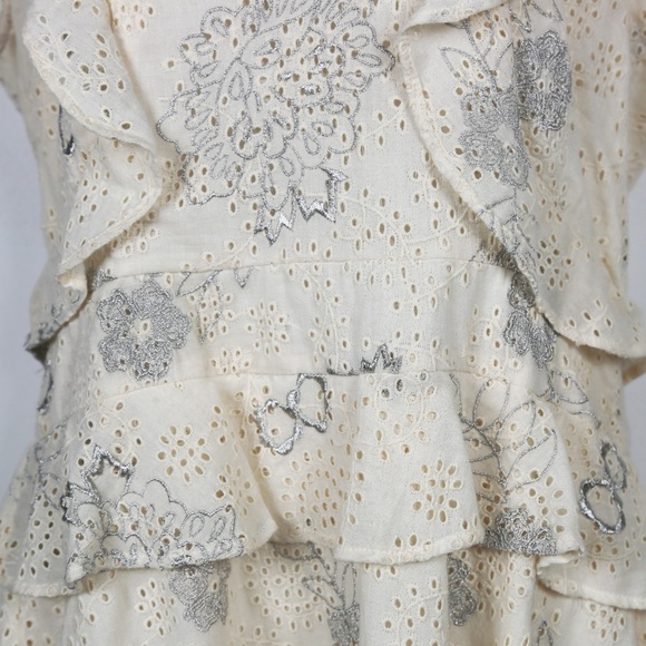NWT Love Sam Ivory Eyelet Dress with Embroidery - Picture 5 of 8
